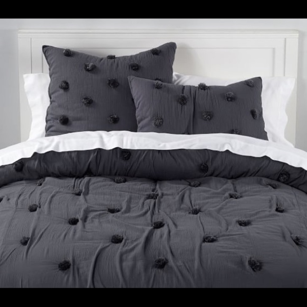 Pottery Barn Teen Crinkle Puff Shams